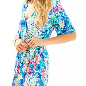 Lilly Pulitzer Madilyn Romper Multi Size Large NWT